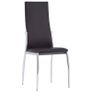 Dining Chairs 6 pcs Brown Faux Leather Image 2