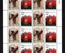 2015 Ireland 50th Anniversary of Mountain Rescue Commemorative Stamps Sheetlet Plate 1A1A1A1A Mint Never Hinged (MNH)