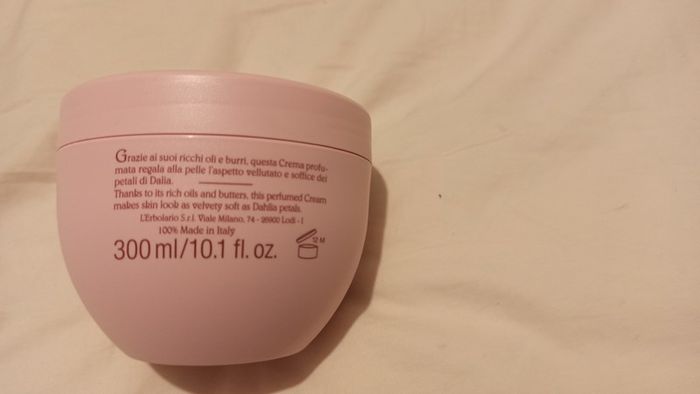 Italian body lotion