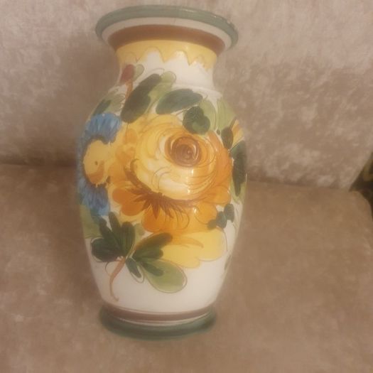 Pottery Vase/Hand Made and Hand Painted Vase... Price Drop