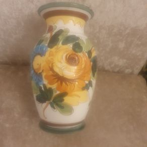 Pottery Vase/Hand Made and Hand Painted Vase... Price Drop