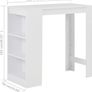 Bar Dining Table with 3 Shelves Image 5