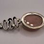 sterling silver rose quartz bracelet Image 4