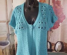 Per Una Turquoise Crochet Cardigan ,UK 16 , Mint Condition, AV