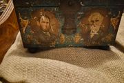 British 1863-1913 Co-Operative Wholesale Society CWS Jubilee Litho Chest Tin