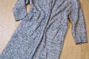 Rita Ora Grey Knitted Cardigan - M