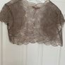 Jacques Vert Lace Shrug Cardigan Size 16 Image 4