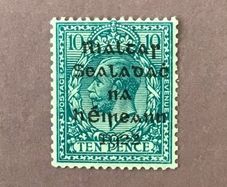 Ireland 1923 Dollard 10d Turquoise Overprint