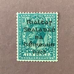 Ireland 1923 Dollard 10d Turquoise Overprint
