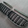 BMW 3 Series E90 E91 Pre-Lci Gloss Black Kidney Grilles Brand New Image 3