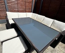 rattan garden furniture set