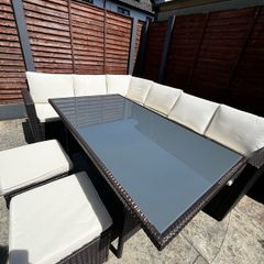 rattan garden furniture set