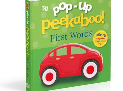 Pop up Peekaboo: First Words board book EUC