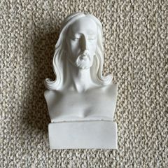 Handmade Alabaster Bust of Jesus