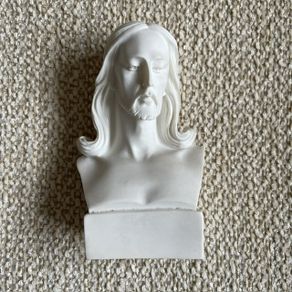 Handmade Alabaster Bust of Jesus