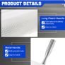DASBET Spiked Screeding Compound Roller 10" x 1" Spike Roller Floor Compound Roller Spiked Aeration Roller Latex Floor Self Leveling Roller Image 6