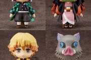 Demon Slayer Nendoroid Swacchao Figure Set of 4 Tanjiro Nezuko Inosuke Zenitsu