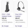 Plantronics Cordless One-Ear Headset with Hook and Clasp Image 6