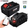 Latest Parkside Performance X20V Team Cordless Brussels HEAVY DUTY Impact Wrench With Ready To Connect Option 1898NM. 4AH 20V Xteam Cell Balancing Batteries / 4AH 8AH 20V Smart Batteries 4.5A 20V / 12A 20V Fast smart Charger X20V Flat Head Angle Grinder. Image 6