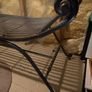 Cast iron bench with cushion made to measure Image 3