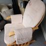 Reclining rocking nursery armchair Image 2