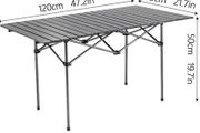 Camping table. Folding table. Foldable table. Camping table with storage. Picnic table