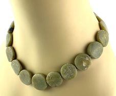 Vintage Serpentine Stone Necklace