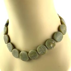 Vintage Serpentine Stone Necklace