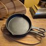 Cast Iron Mini Skillet Set with Wooden Serving Boards (Set of 4) Image 5