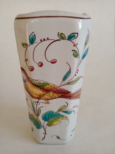 Vintage Hand Painted Ceramic Vase