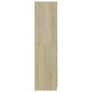 Wardrobe Sonoma Oak 90x52x200 cm Chipboard Image 7