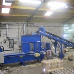 Wood shavings baler