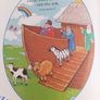 vintage new Bible book with stickers for children Image 6