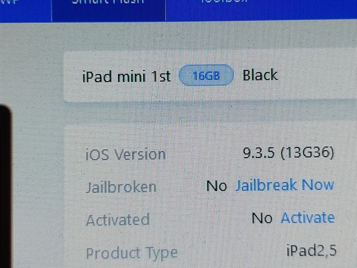 Apple Ipad Mini 1st Generation, 16GB, Black, Activation Locked, in very good cosmetic condition