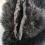 Faux Fur Gilet - Black Image 4