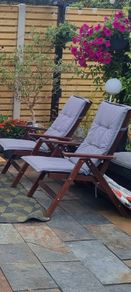 High back recliner chair cushions x 6