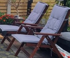 High back recliner chair cushions x 6