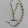 Gold watch chain necklace Image 2