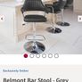 2 x Belmont Adjustable Bar Stools Image 4