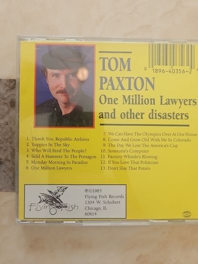 Tom Paxton CD - One Million Lawyers...