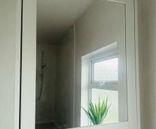 HEMNES Mirror cabinet with 1 door, white, 63x16x98 cm