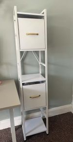 Bookcase with Fabric Drawers