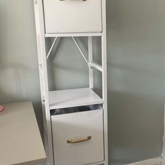 Bookcase with Fabric Drawers