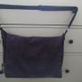 Wallaboo changing bag in suede navy Image 4