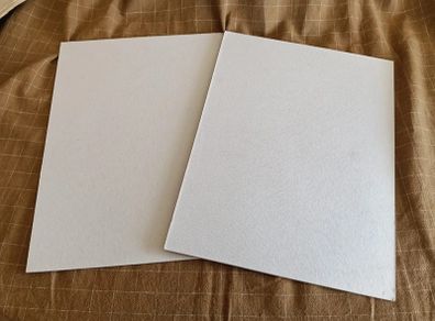 Two Blank Canvass boards