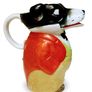 Year 1895   Porcelain  Dog Jug Rare Item  - Schafer & Vater Image 4