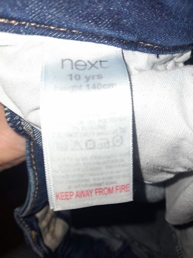Girls Next Skinny jeans age 10