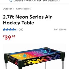 Plug in small Air Hockey Table