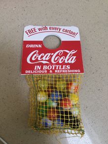 Coca Cola Marbles 80's Genuine Merchandise