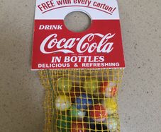 Coca Cola Marbles 80's Genuine Merchandise
